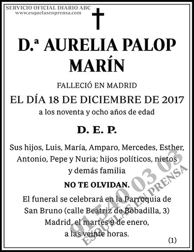 Aurelia Palop Marín